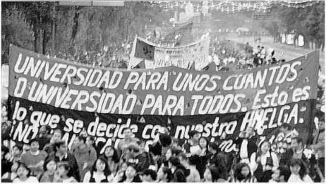 LA LUCHA ESTUDIANTIL DE LA UNAM