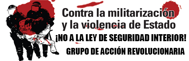 MARCHA CONTRA LA LEY DE SEGURIDAD INTERIOR