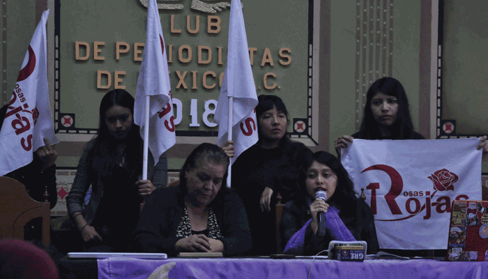 Pronunciamiento de Rosas Rojas en el Homenaje al Grupo Ácratas