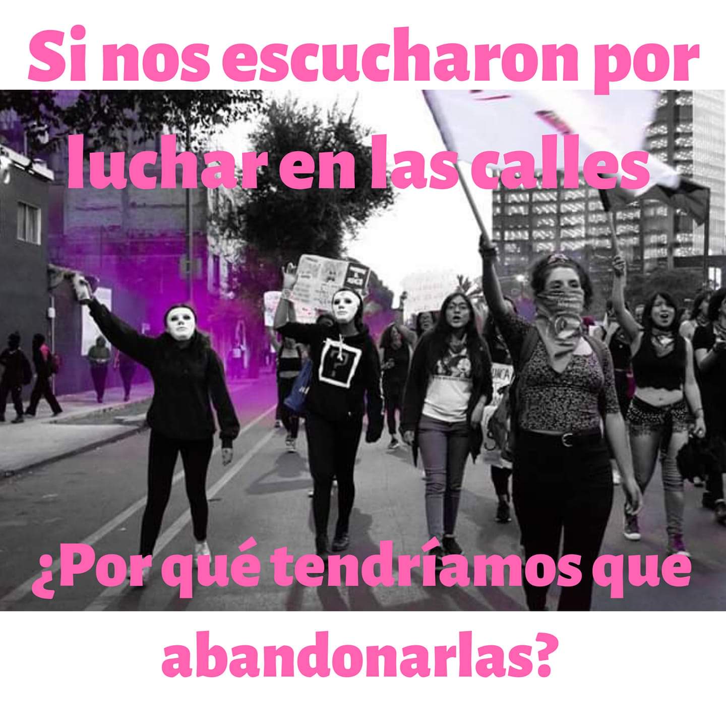 LAS MUJERES QUE SALIMOS A LAS CALLES, NO QUEREMOS SUS DISCULPAS: ¡EXIGIMOS JUSTICIA, REPARACIÓN DEL DAÑO Y CASTIGO A LOS RESPONSABLES!