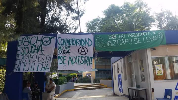 Pronunciamiento en apoyo a la lucha de los estudiantes organizados del Colegio de Bachilleres