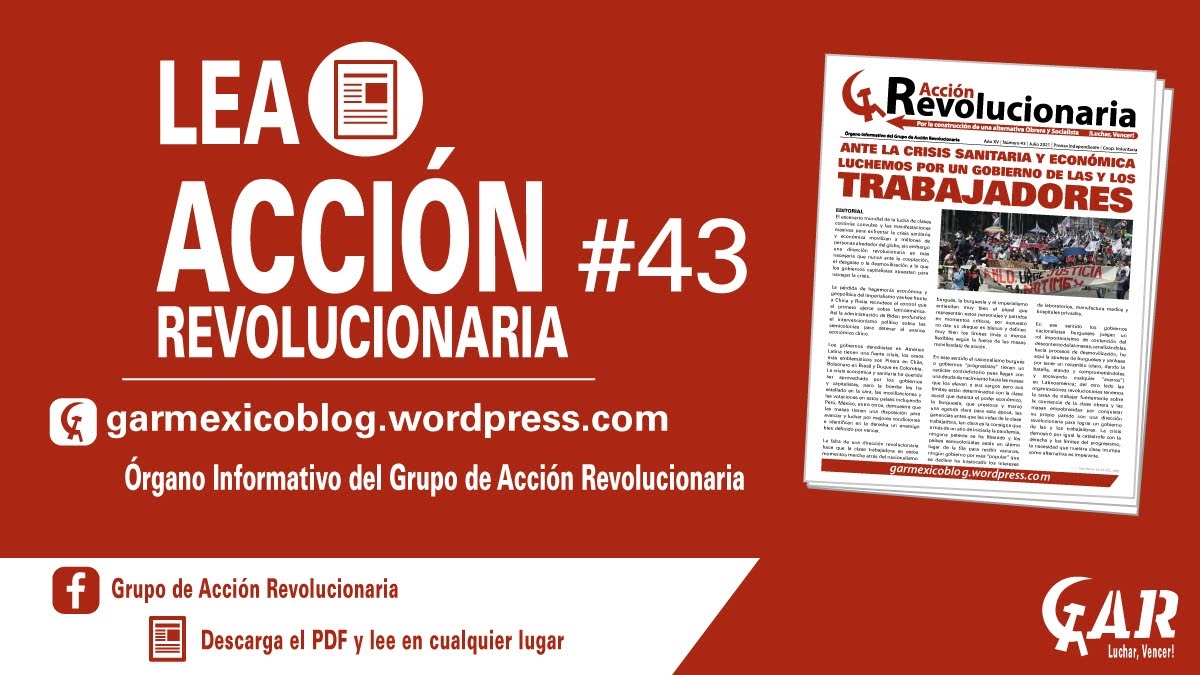 ANTE LA CRISIS SANITARIA Y ECONÓMICA LUCHEMOS POR UN GOBIERNO DE LAS Y LOS TRABAJADORES