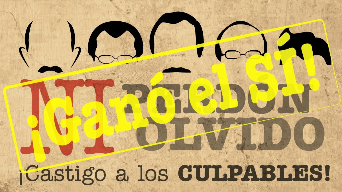 GANÓ EL SÍ, NI PERDÓN NI OLVIDO