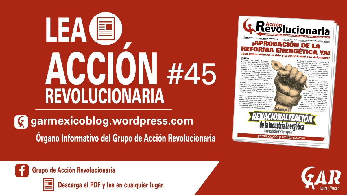 ¡APROBACIÓN DE LA REFORMA ENERGÉTICA YA!