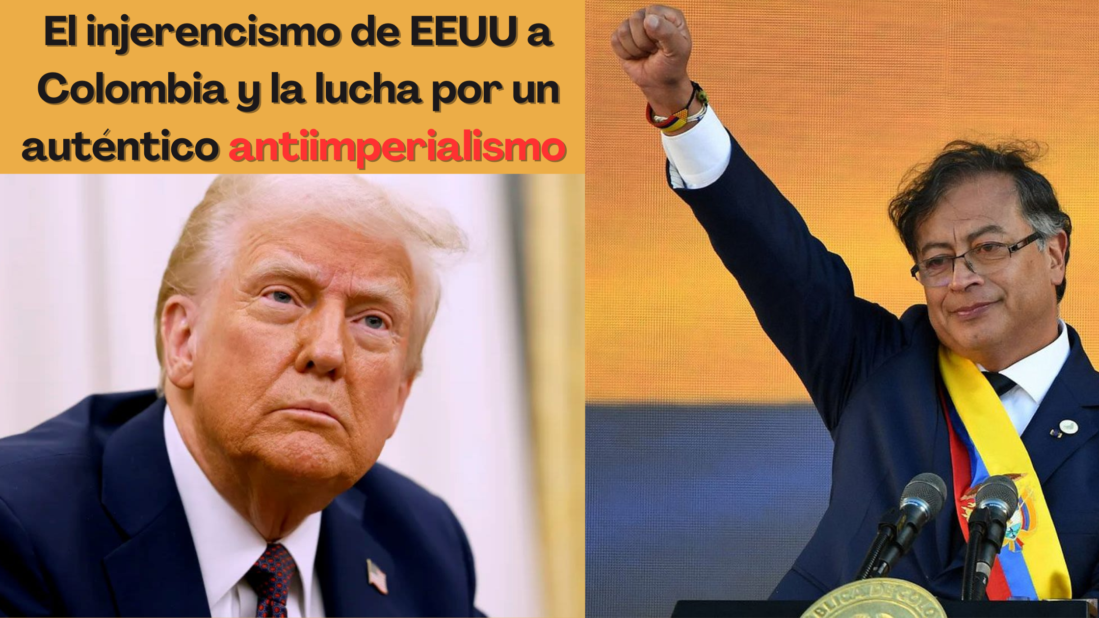 El injerencismo de EEUU a Colombia  y la lucha por un auténtico antimperialismo